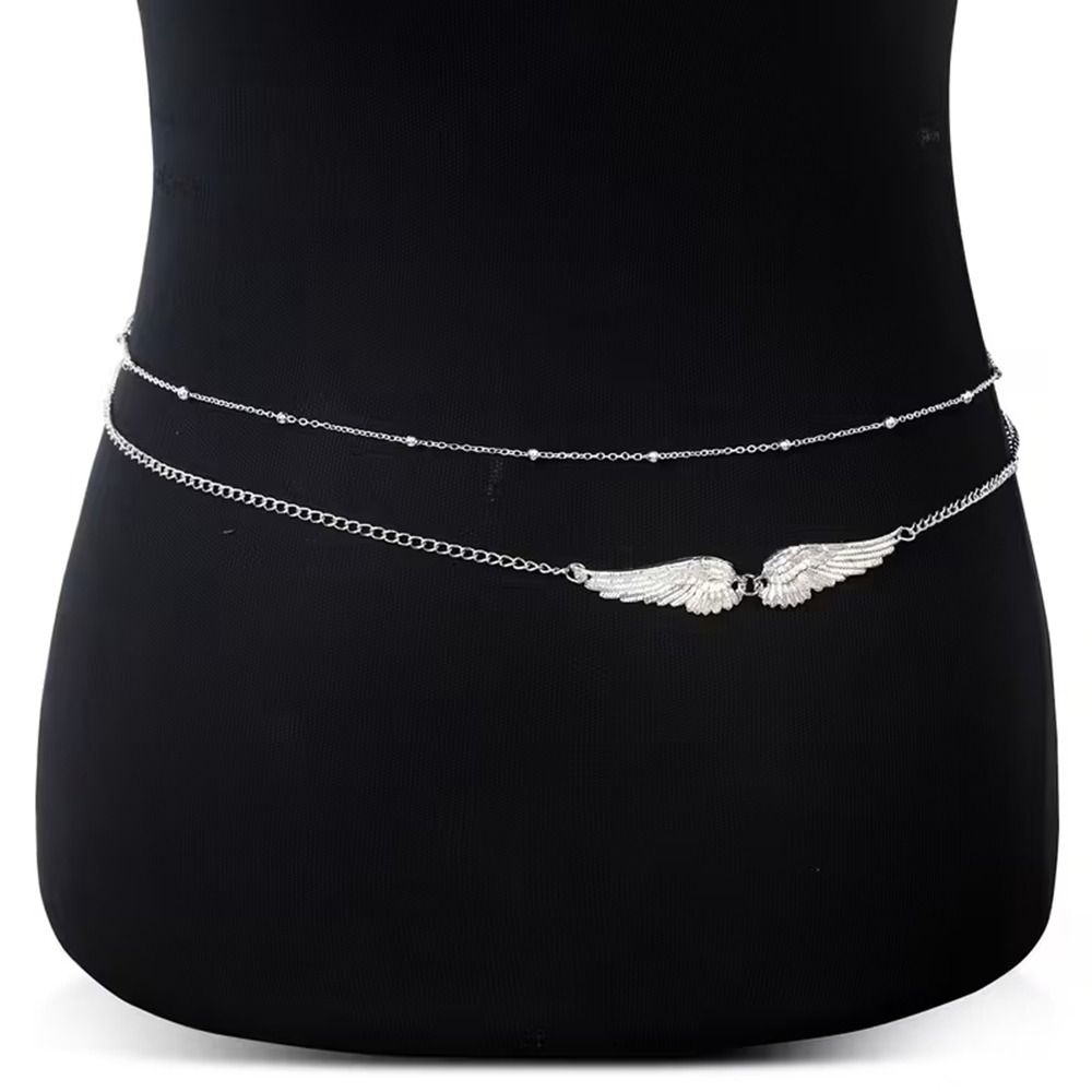 Body Jewelry Charms - Элегантная двухслойная цепочка на талию с