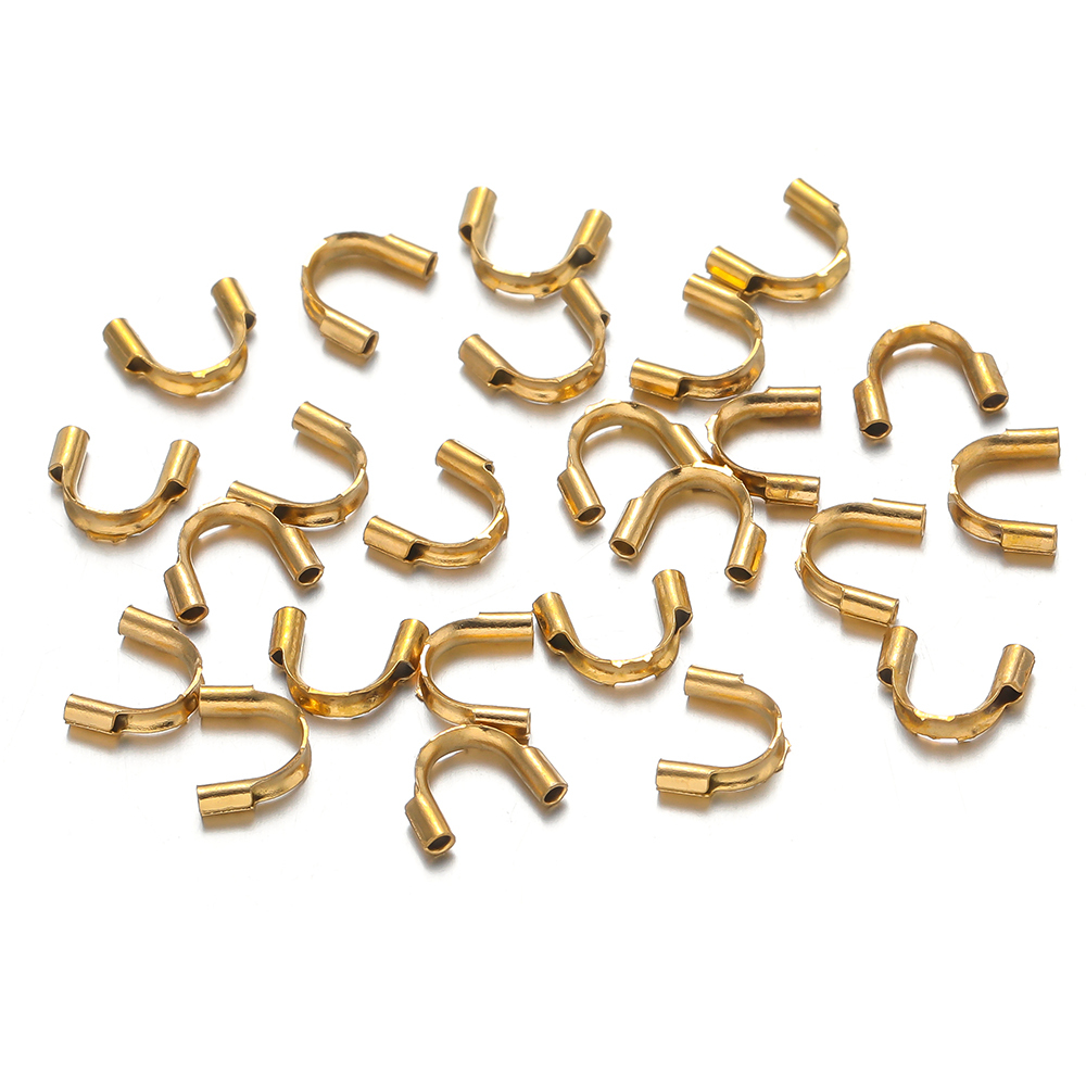 Body Jewelry Diy - 50 шт. позолоченные U-образные соединительные пряжки