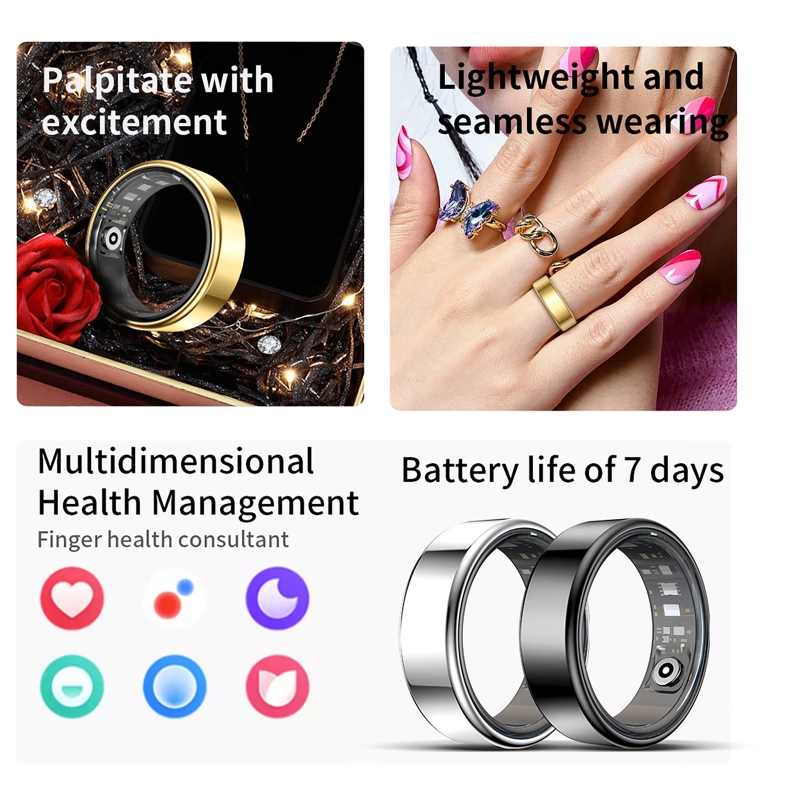 Daith Heart Ring - Умное кольцо-трекер здоровья: мониторинг сердечного ритма,