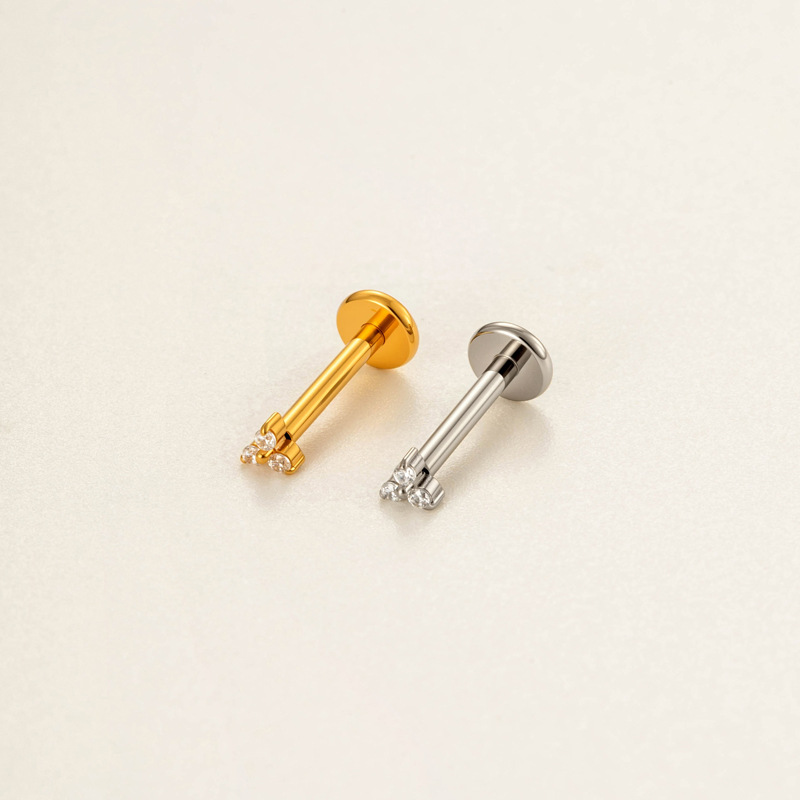 1 шт. титановая серьга-гвоздик – обзор и цена Threadless Push Pin