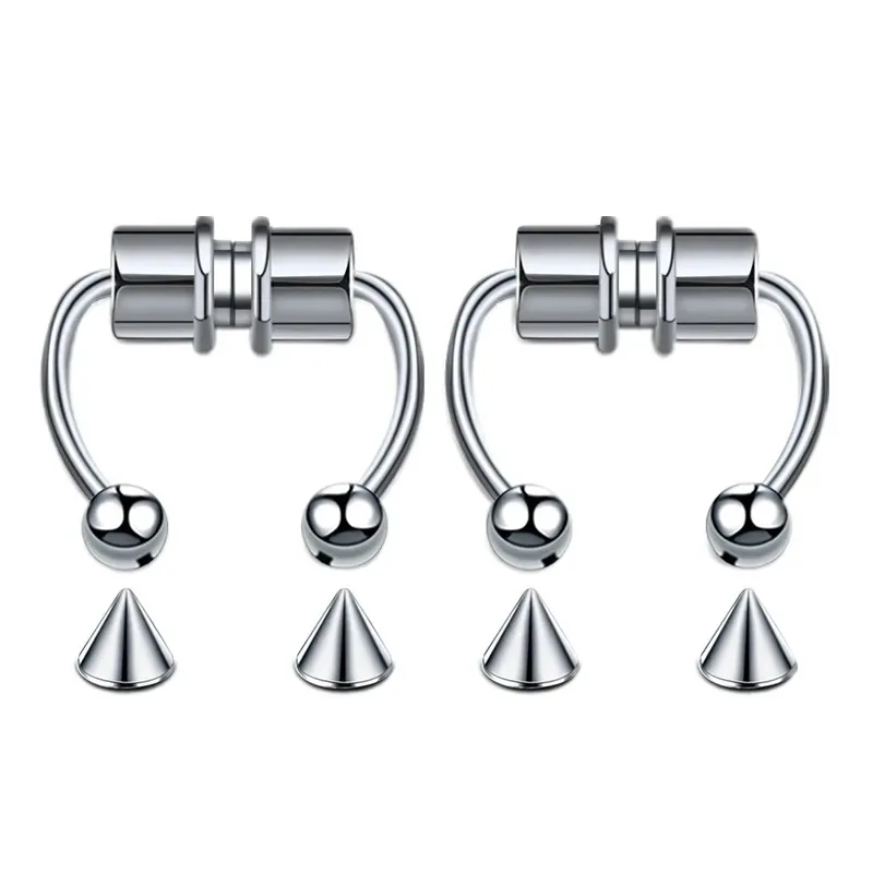 1/2/3 шт. фальшивые магнитные  – обзор и цена Body Jewelry Nose Ring