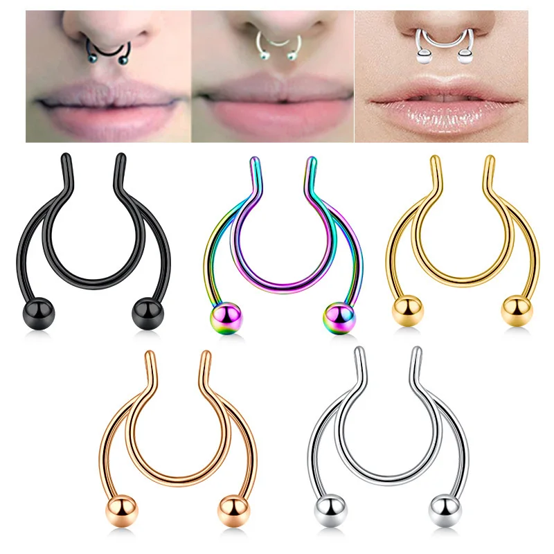 U-образное искусственное кольц – обзор и цена Body Jewelry Nose Ring