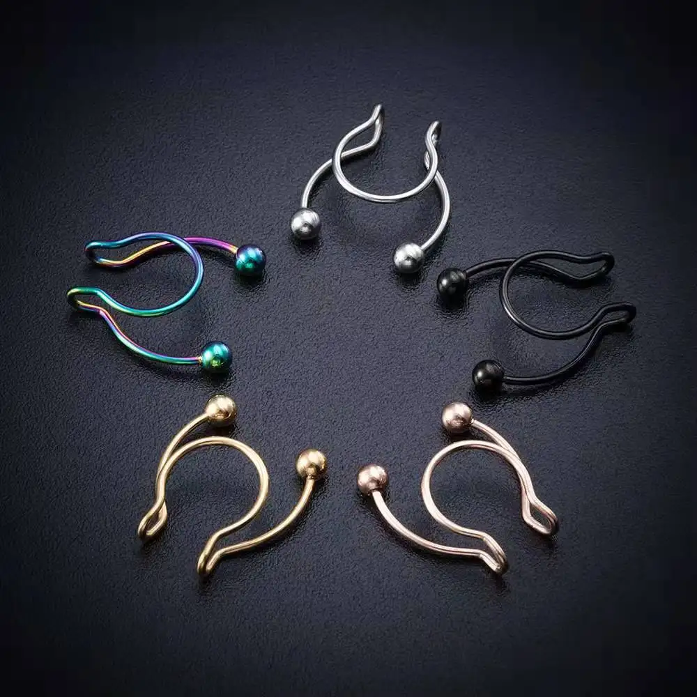 U-образное искусственное кольц – обзор и цена Body Jewelry Nose Ring
