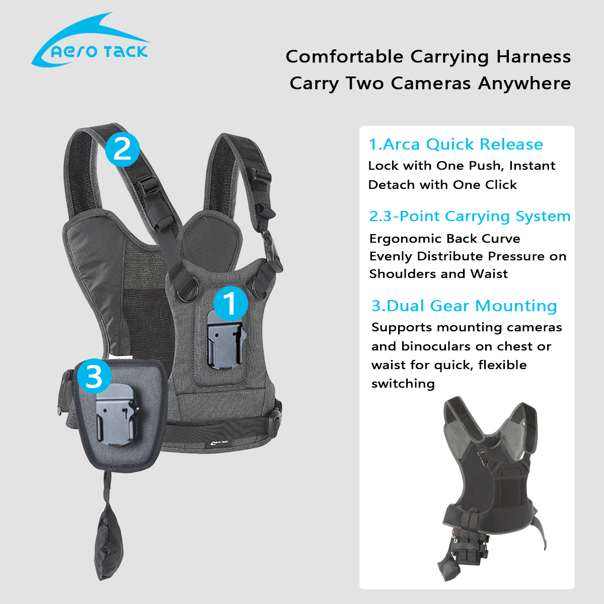Ремень для камеры Aero Tack G3 – обзор и цена Body Jewelry Harness