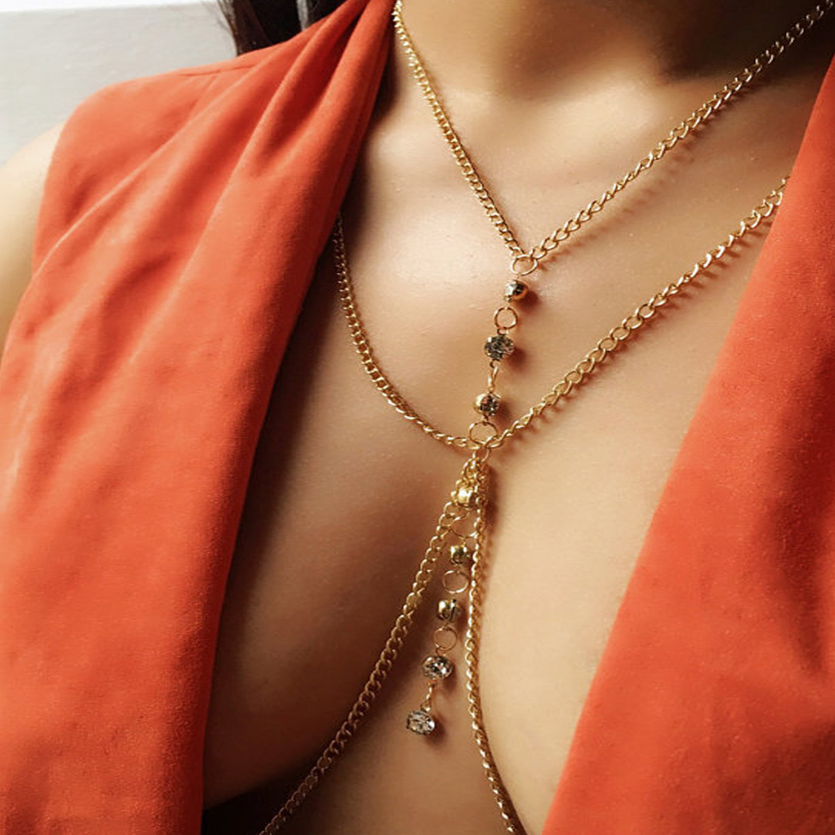 Круглая цепочка на грудь с кри – обзор и цена Body Jewelry Harness