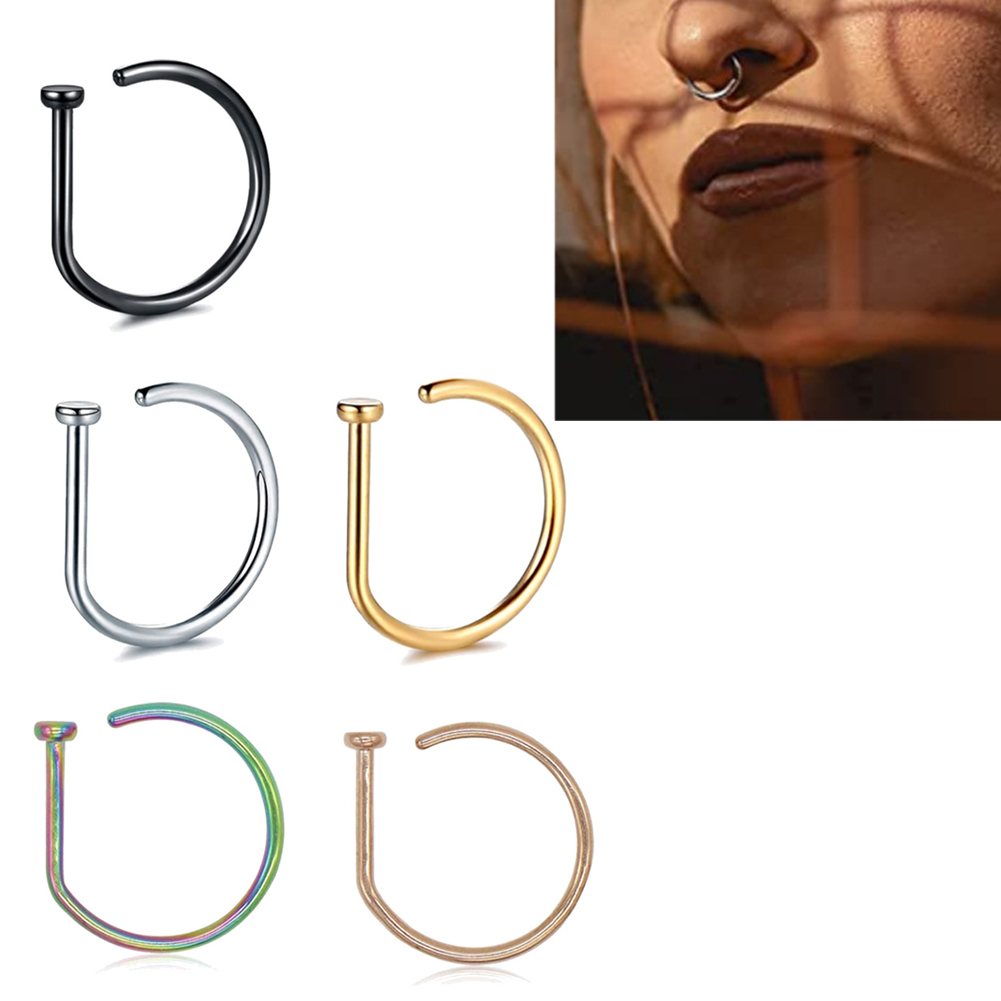 1 шт., женские и мужские подде – обзор и цена Body Jewelry Nose Ring