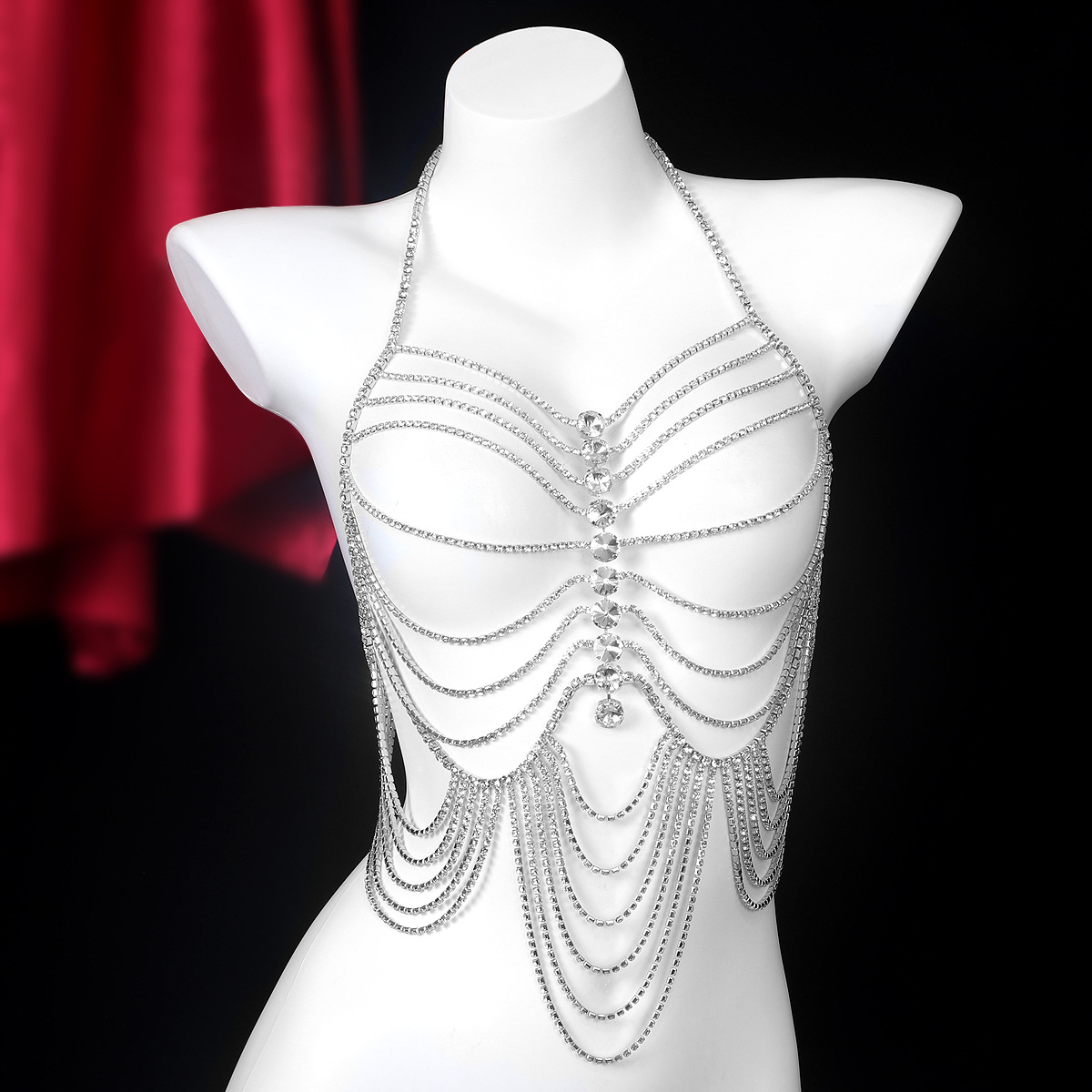 Роскошная женская цепочка в по – обзор и цена Body Jewelry Harness