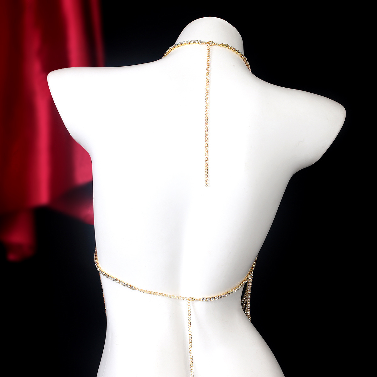 Роскошная женская цепочка в по – обзор и цена Body Jewelry Harness