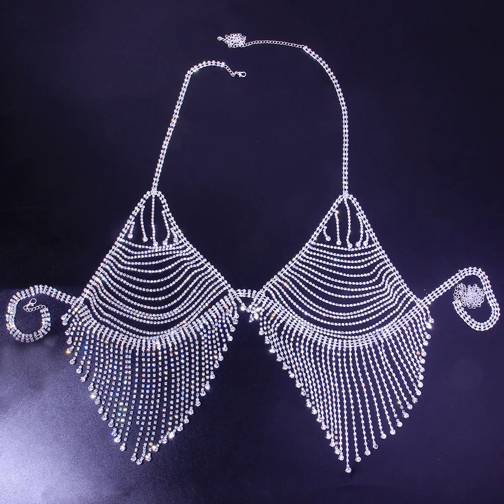 Бюстгальтер с блестящими страз – обзор и цена Body Jewelry Harness