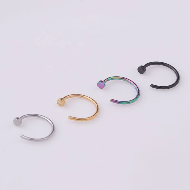 Набор из 5 штук: Кольца для пи – обзор и цена Body Jewelry Nose Ring