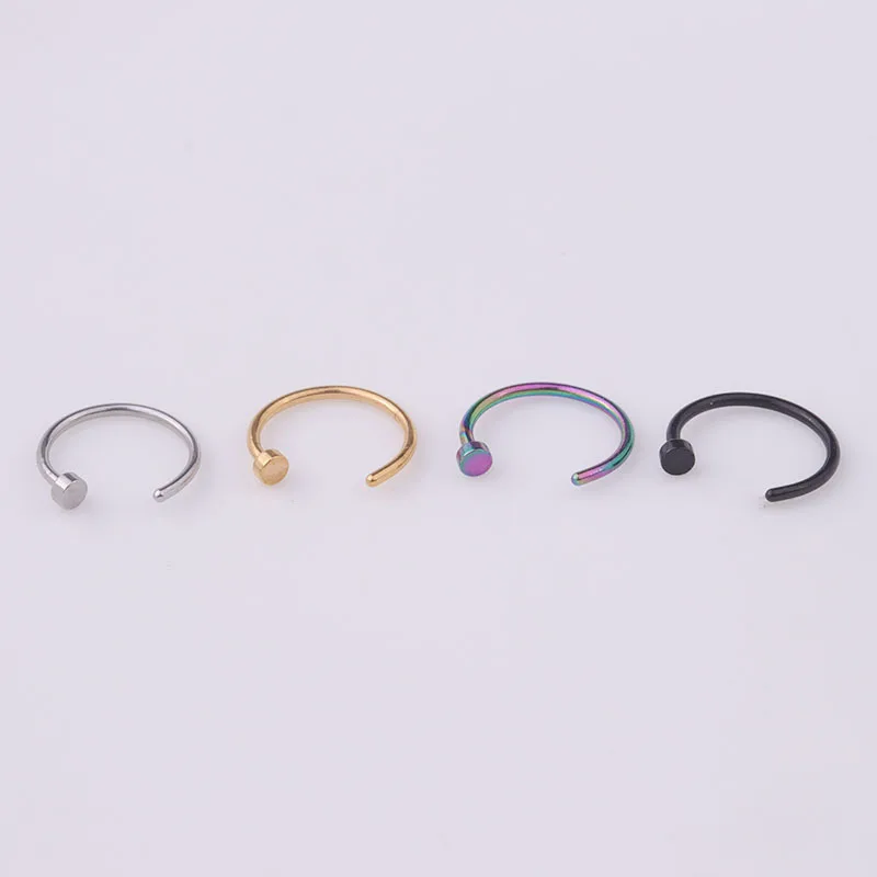 Набор из 5 штук: Кольца для пи – обзор и цена Body Jewelry Nose Ring