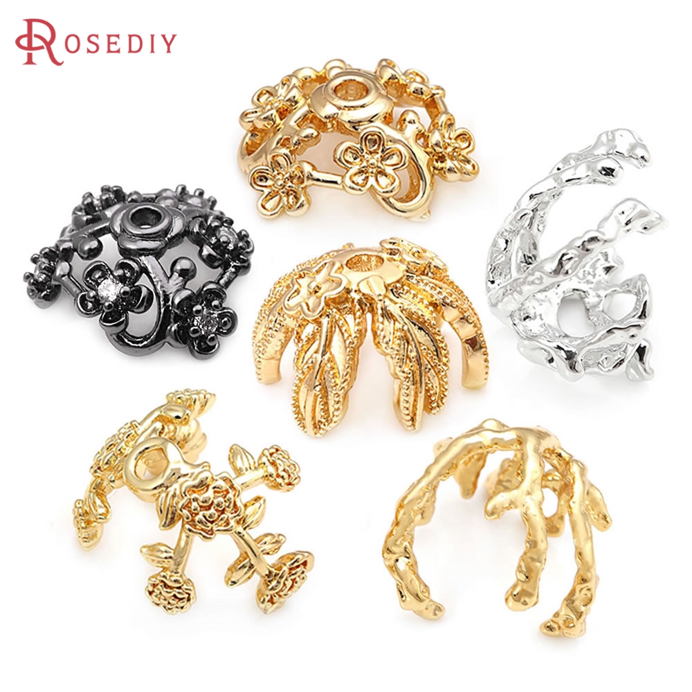 10 шт., латунные колпачки для  – обзор и цена Body Jewelry Diy