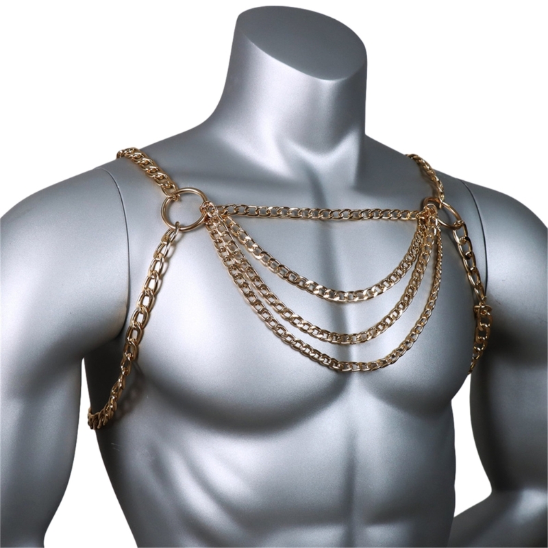 Мужская сексуальная металличес – обзор и цена Body Jewelry Harness