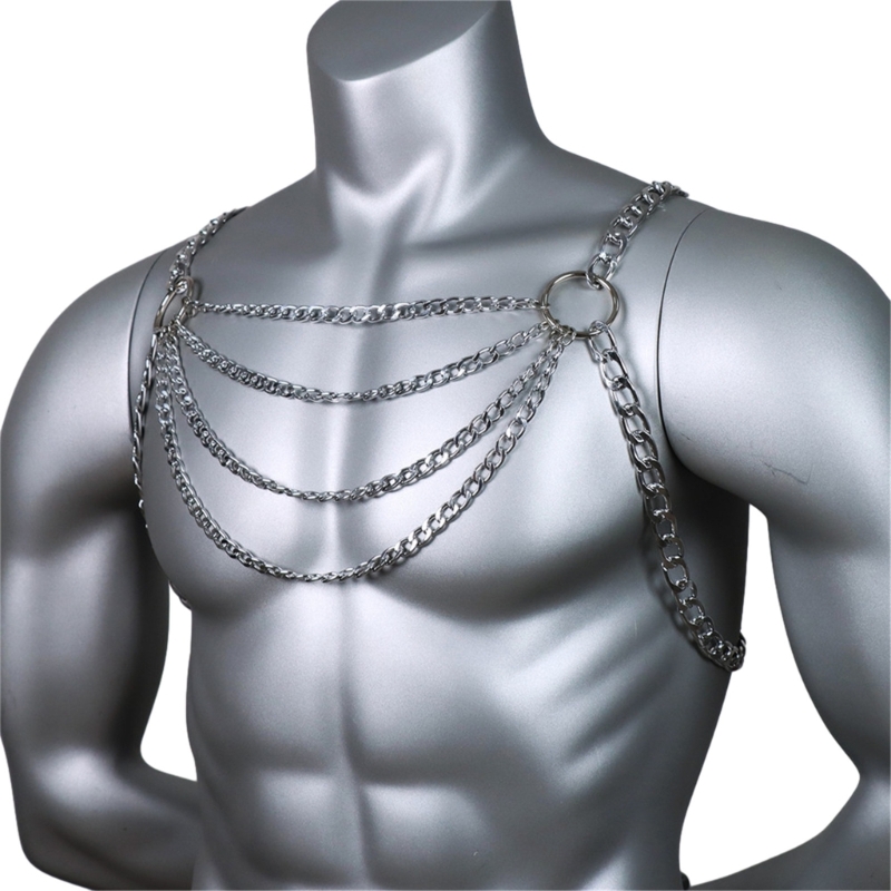 Мужская сексуальная металличес – обзор и цена Body Jewelry Harness