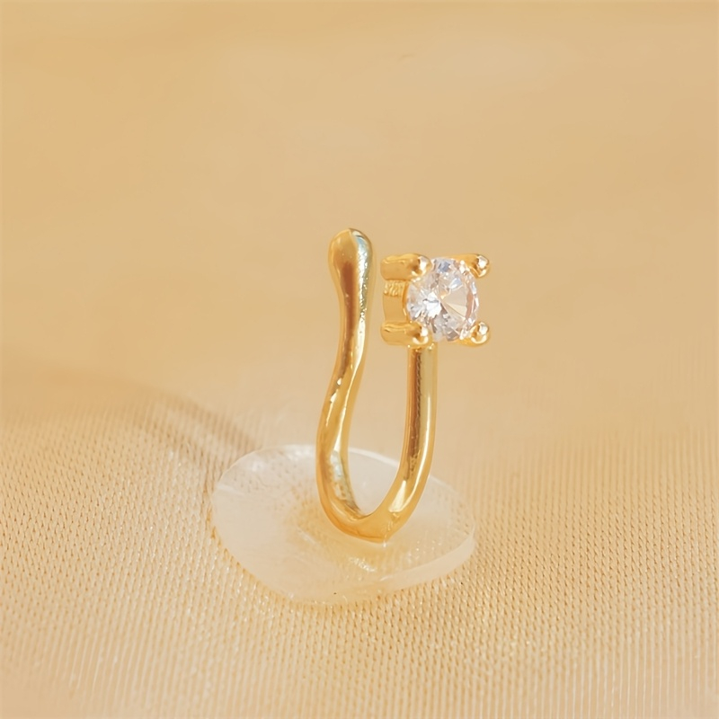 Цельный круглый циркон, неперф – обзор и цена Body Jewelry Nose Ring