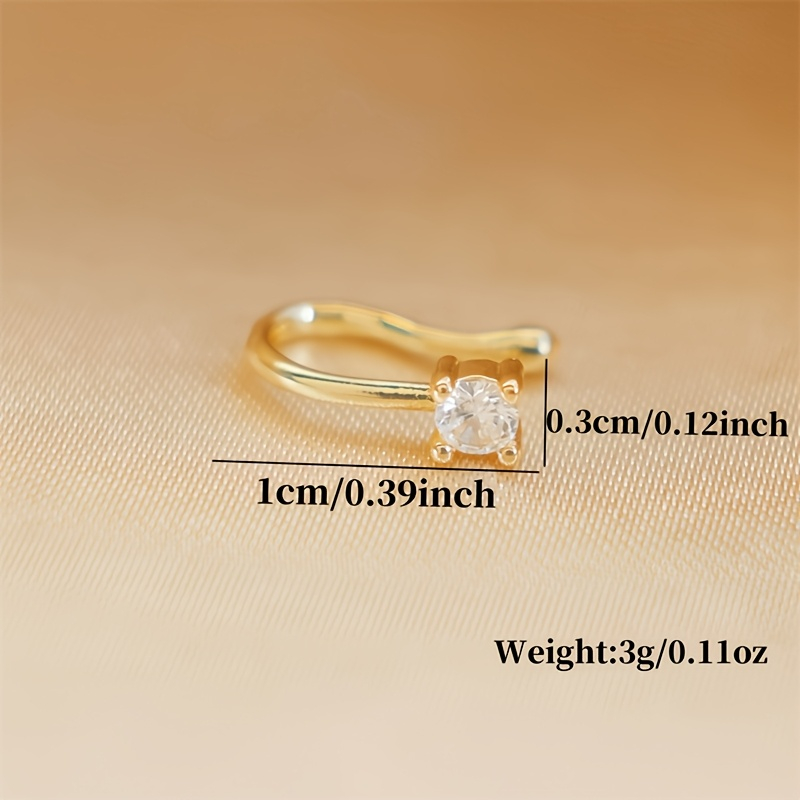 Цельный круглый циркон, неперф – обзор и цена Body Jewelry Nose Ring