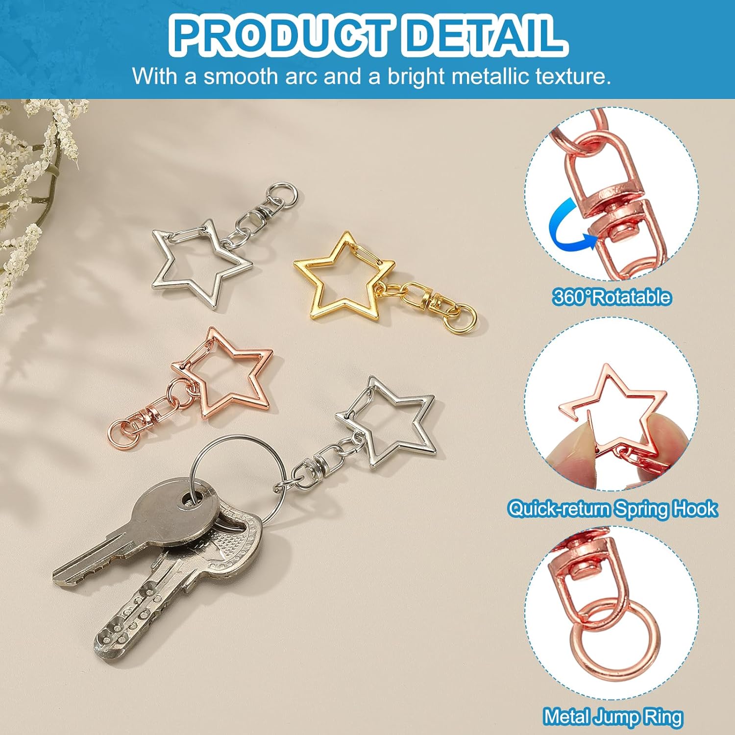 5/15/25/50 комплектов, брелок  – обзор и цена Body Jewelry Diy