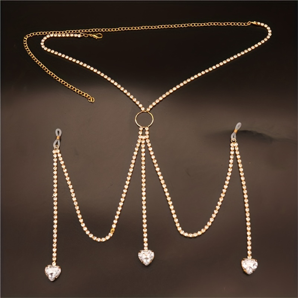Изысканная модная блестящая же – обзор и цена Body Jewelry Harness