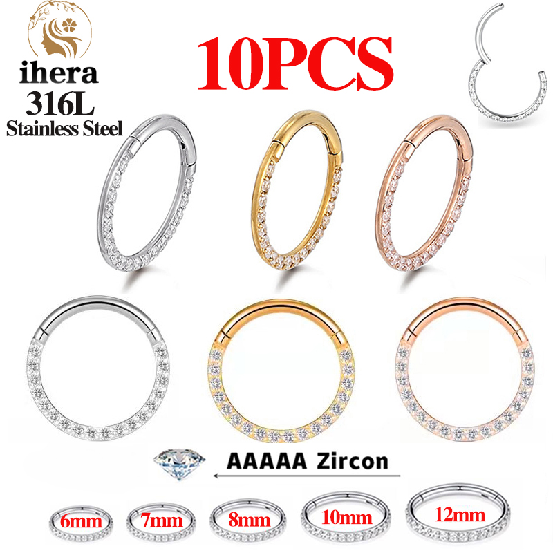 1/10 шт. Кольца для носа из не – обзор и цена Body Jewelry Nose Ring