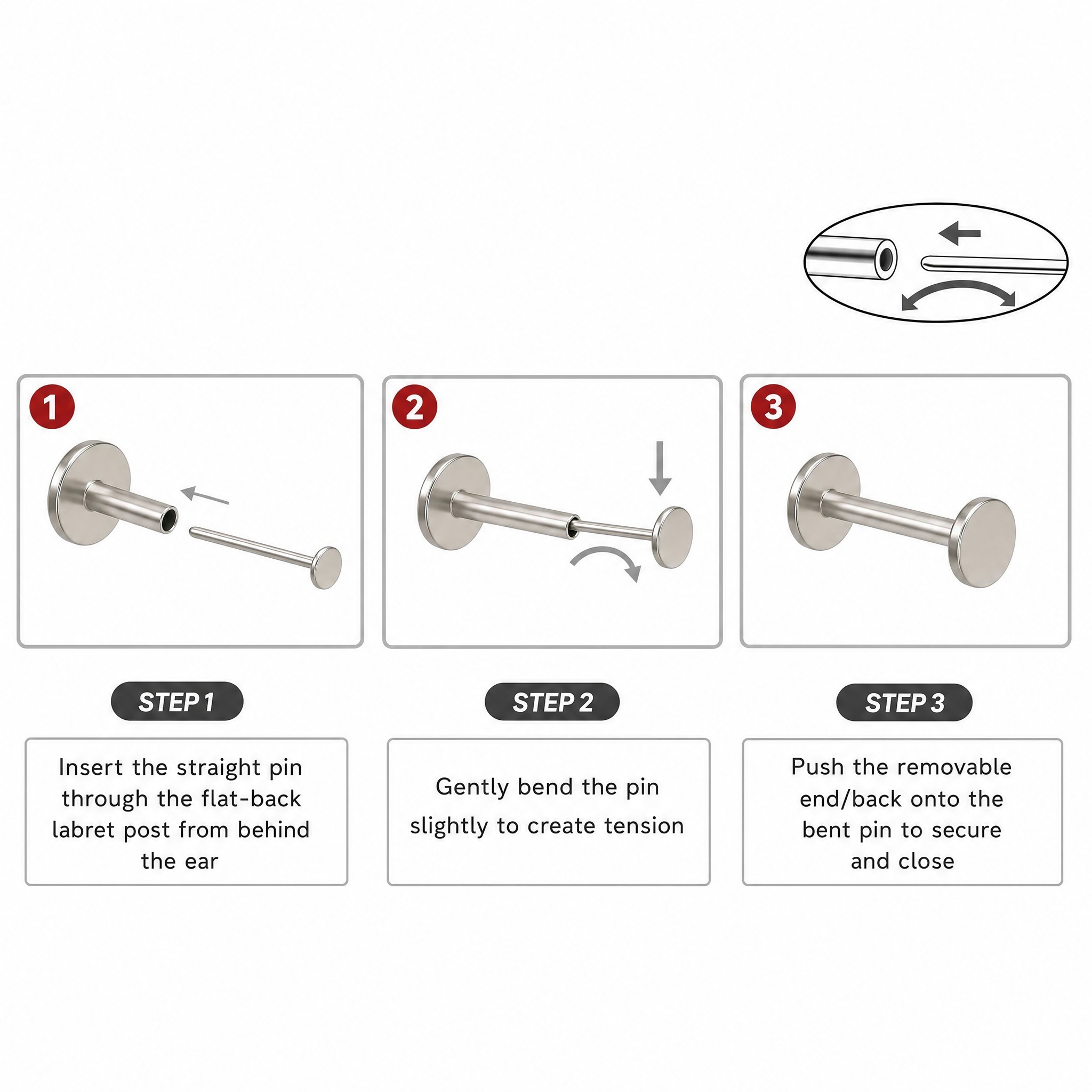 10 шт. титановых пусх-пинов AS – обзор и цена Threadless Push Pin
