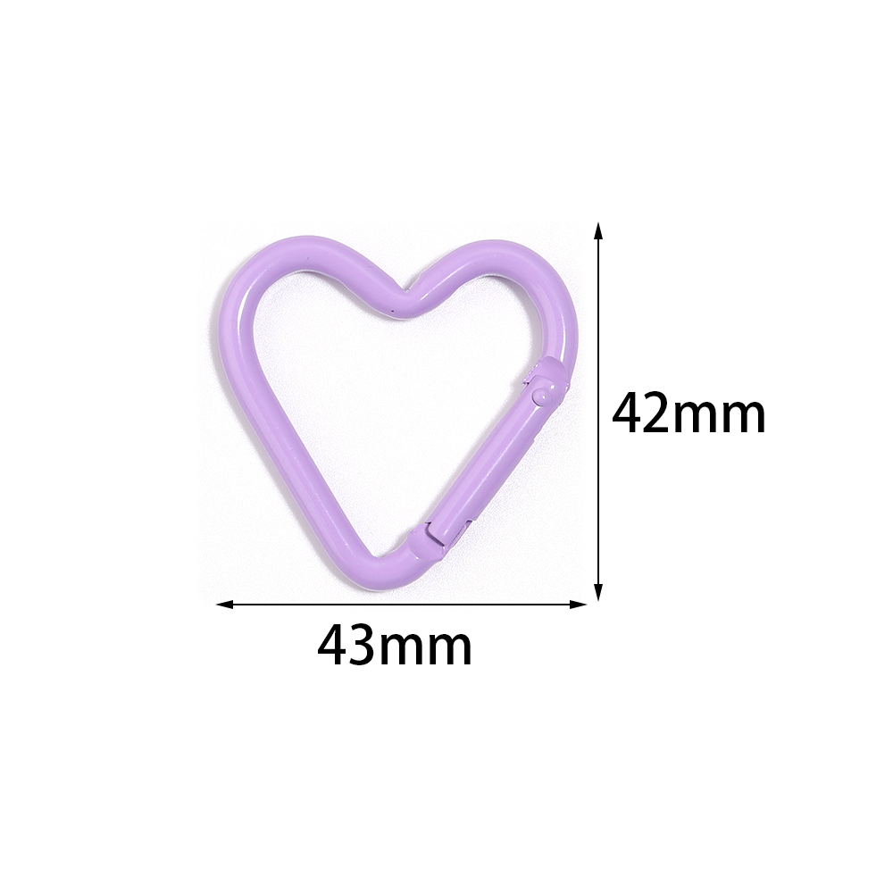 5 шт. разноцветных карабинов-к – обзор и цена Daith Heart Ring