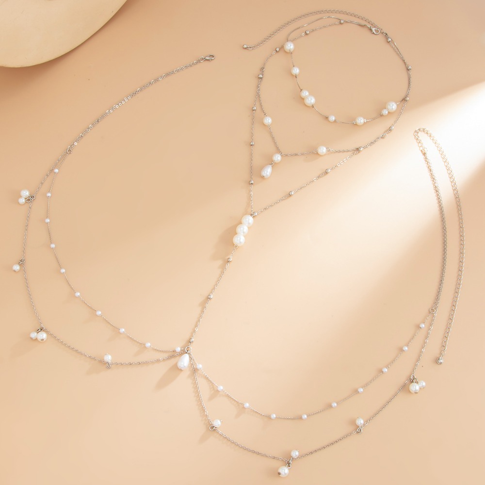 Многослойное ожерелье из искус – обзор и цена Body Jewelry Charms