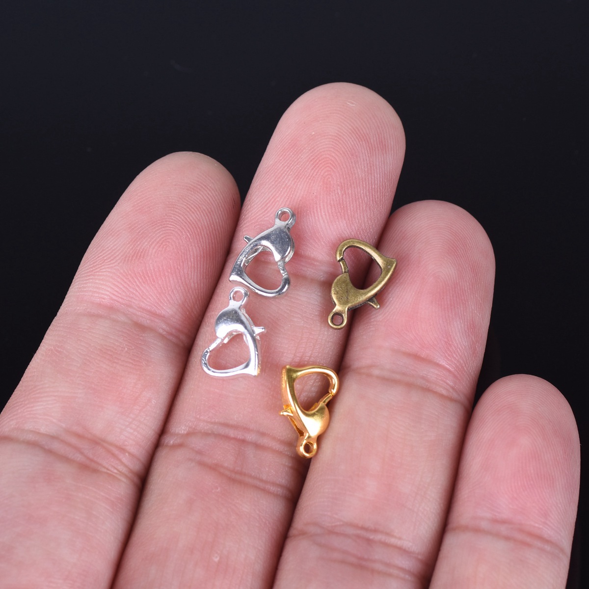 Застежки-карабины в форме серд – обзор и цена Body Jewelry Diy