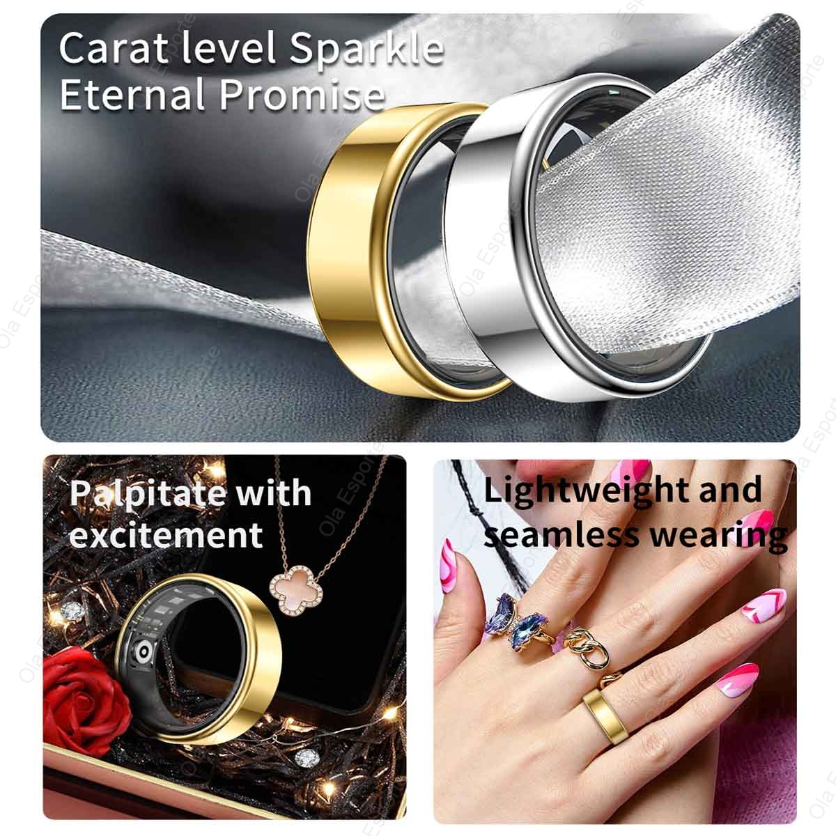 Умное кольцо из титанового спл – обзор и цена Daith Heart Ring